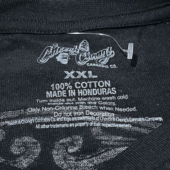 Cheech & Chong Shirt Men XXL 2XL Black Impala MUF DVR License Love Machine Movie - Picture 3 of 6